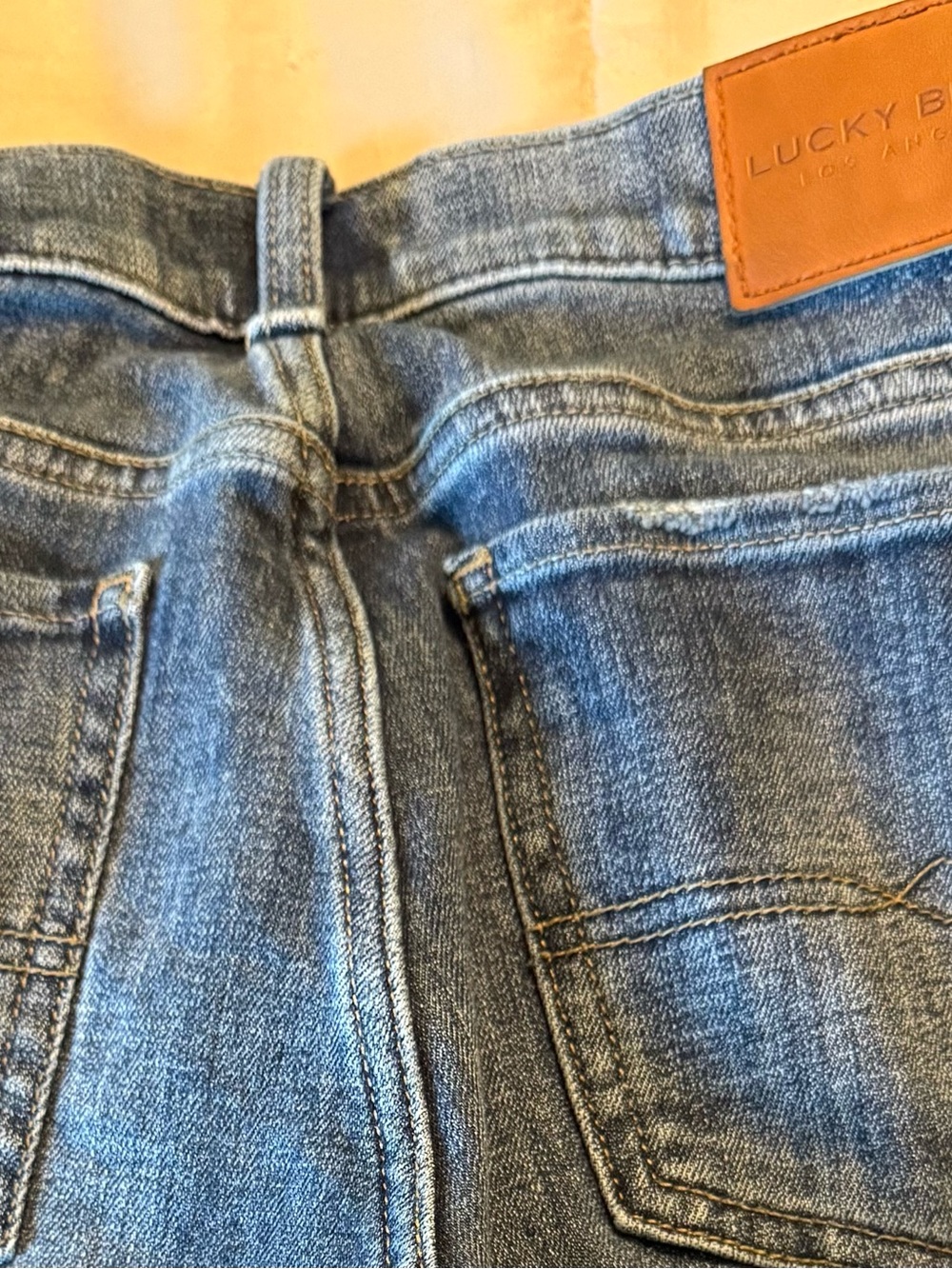 Lucky Brand Blue Flare Jeans - Picture 3 of 4